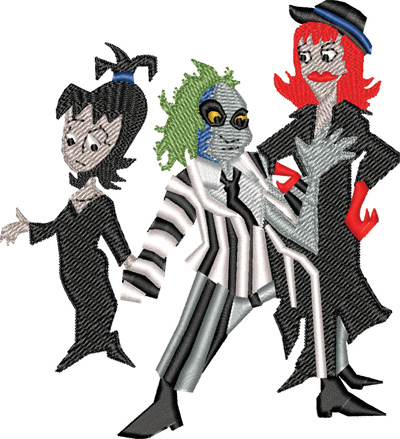 Beetlejuice characters-Beetlejuice characters, movie, Beetlejuice, machine embroidery