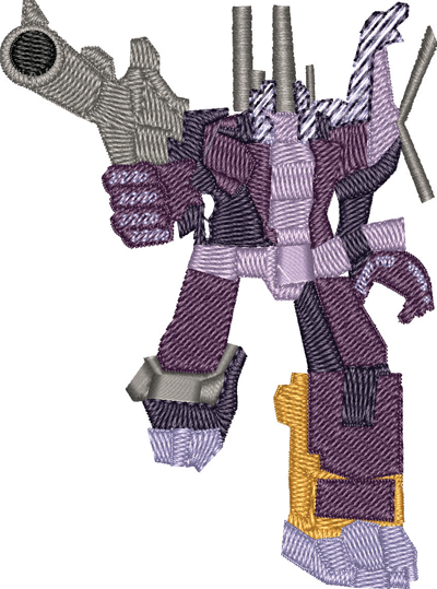 Bruticus-Bruticus, transformer, toys, machine embroidery