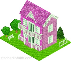 doll house pink colour