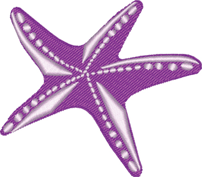 Pretty Starfish-Pretty Starfish, sea, shells, starfish, fish, machine embroidery