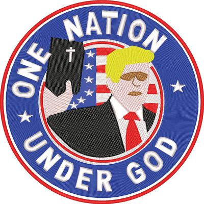 Trump under God-Trump, under God,  election, president, republican One Nation