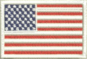 American Flag-American flag machine embroidery flag USA flag patch flag patch